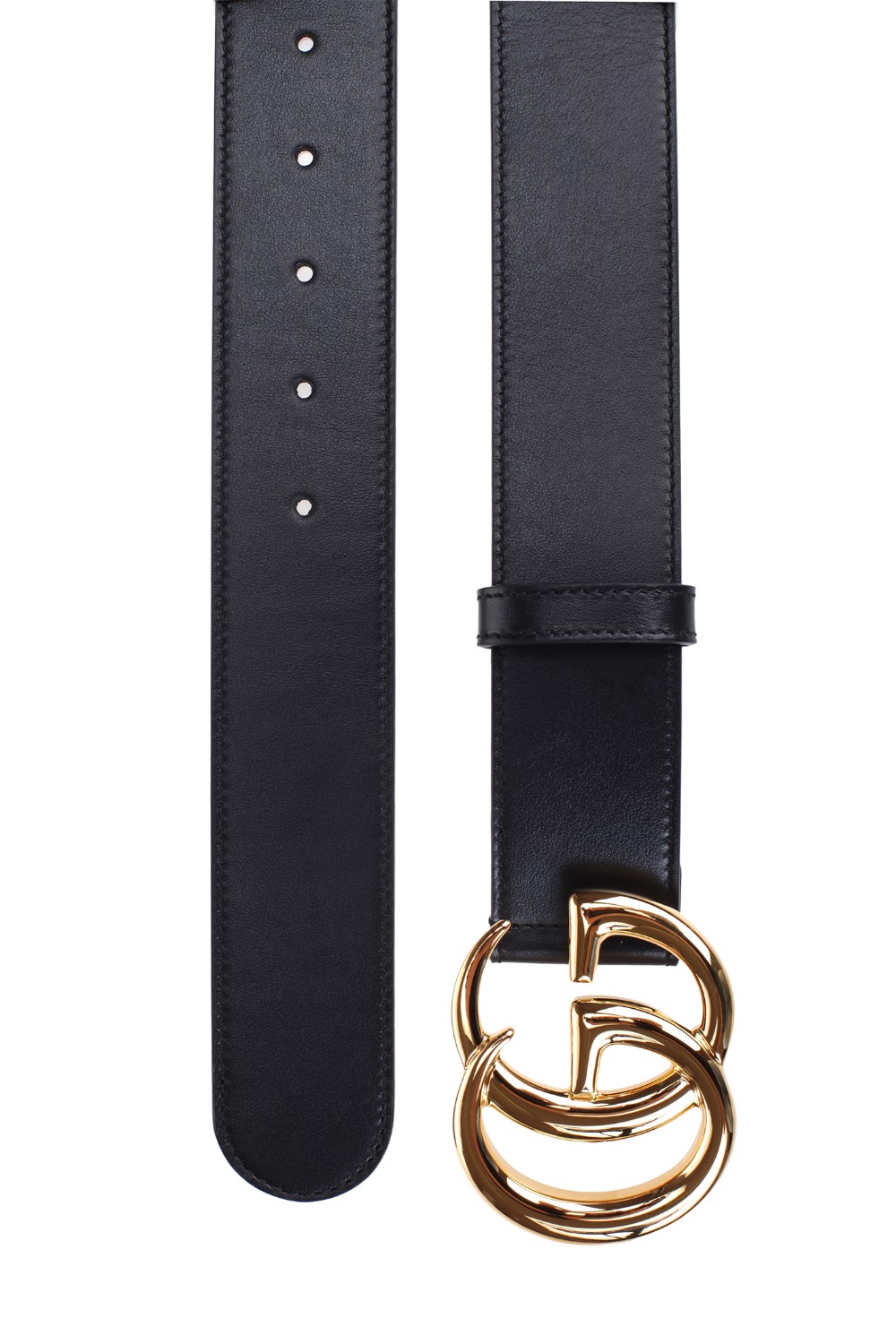 shop GUCCI Sales Cintura: Gucci cintura in pelle nera con la nuova Fibbia Doppia G.
Finiture color oro.
Fibbia Doppia G.
Fibbia: L 3,03" x A 2,36".
Altezza 4cm.
Fabbricato in Italia.. 400593 0YA0O-1000 number 6647921